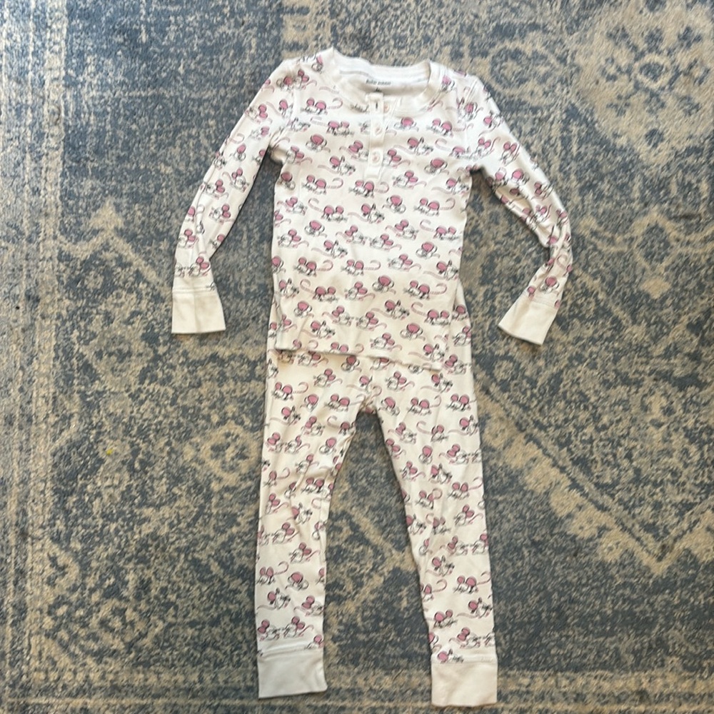 Roller Rabbit Girls Gym Rats Pajamas Size 4